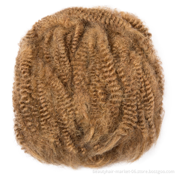 BLT Indian Brazilian Crochet human afro kinky bulk hair #27 extension for human hair locs afro kinky human hair bulk